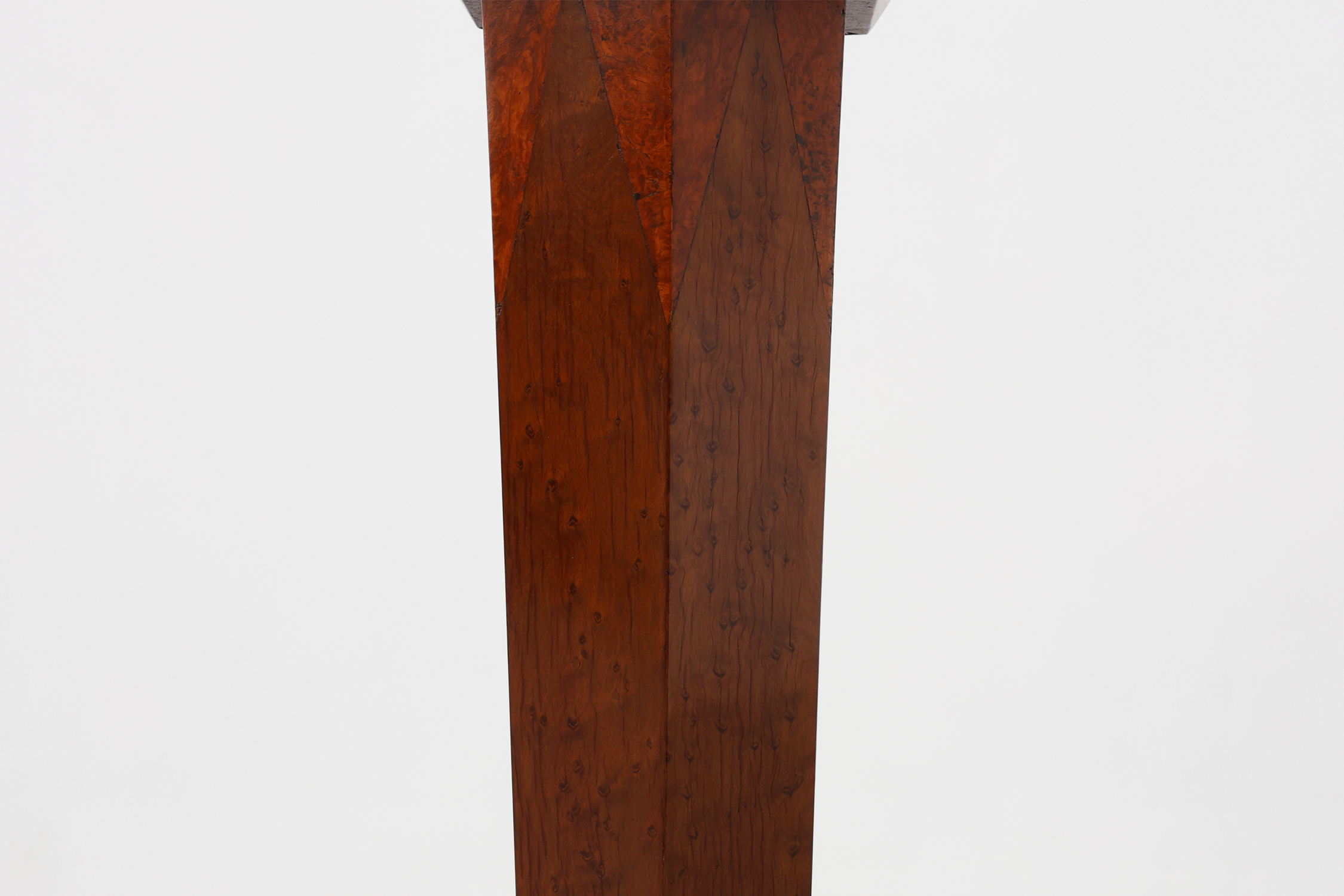 French Burl & Oak Art Deco Console, 1925thumbnail